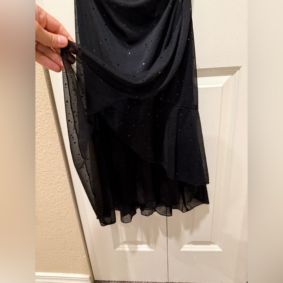 Ruby Rox Vintage Y2K Ruched Asymmetric Grunge Fairy PromMade in USA Midi Dress,M - Picture 8 of 12